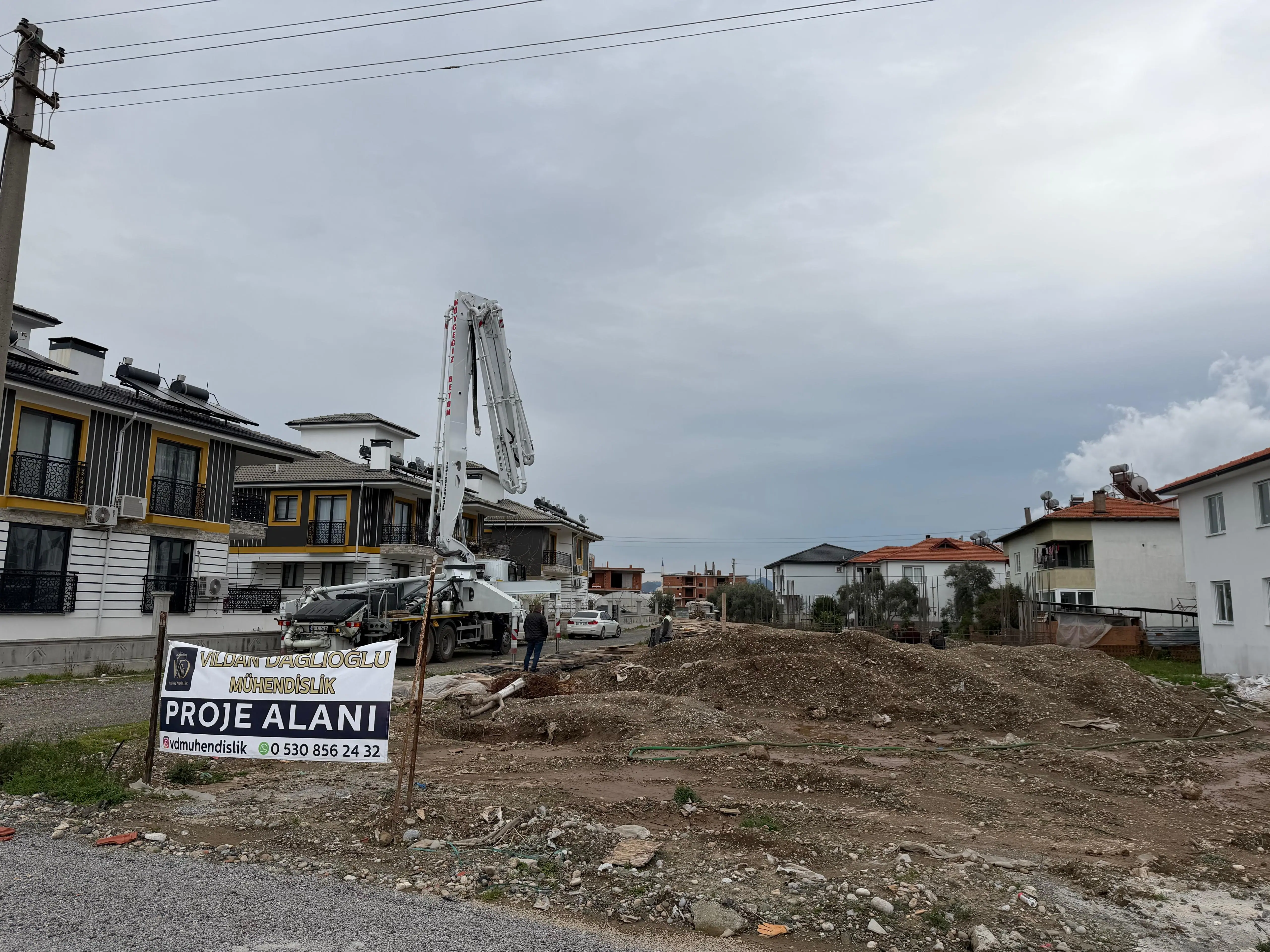 Fethiye inşaat projesi - VD Mühendislik